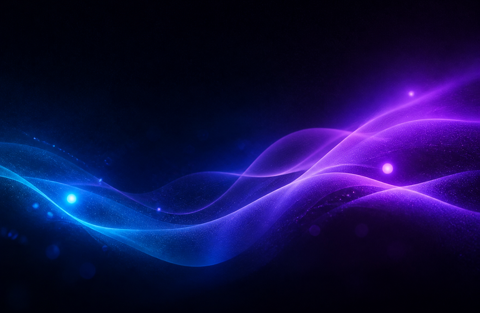 Dark background with smooth blue and purple aurora-like lighting over a subtle network node pattern, evoking secure local