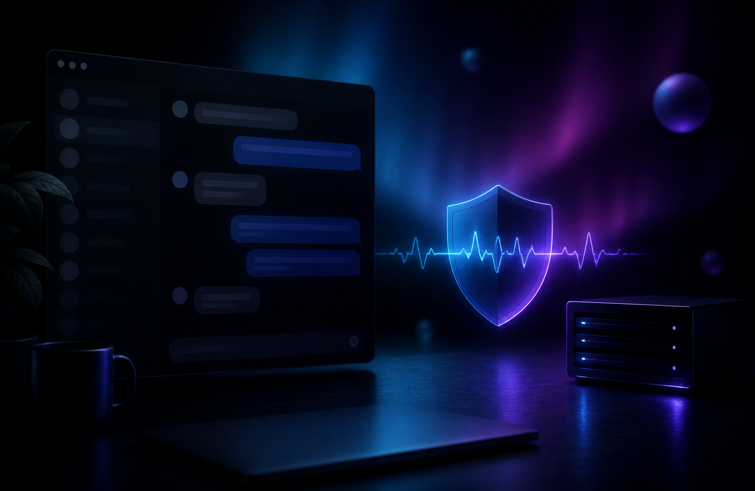 Self-hosted WhatsApp automation dashboard with local server and anti-ban pacing shield in a dark workspace